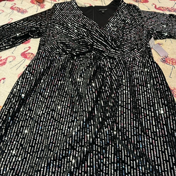 Lane Bryant Sequined Party Dress Size 18 - Picture 1 of 8